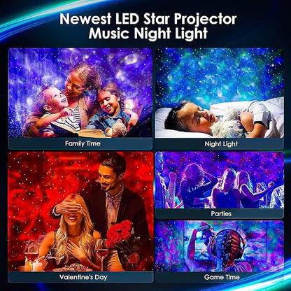 Galaxy Star Projector with Bluetooth Music Speaker