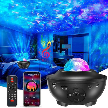 Galaxy Star Projector with Bluetooth Music Speaker